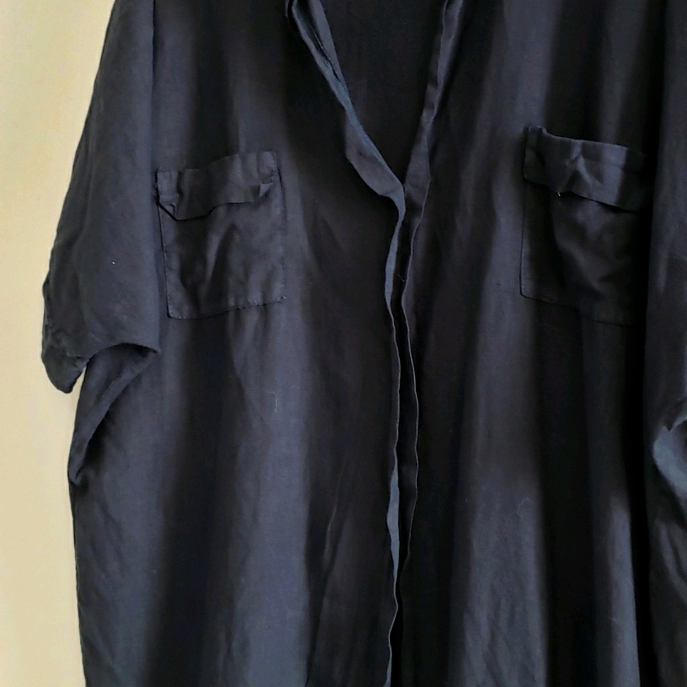 100% LINEN 3/4 Length blouse/tunic top